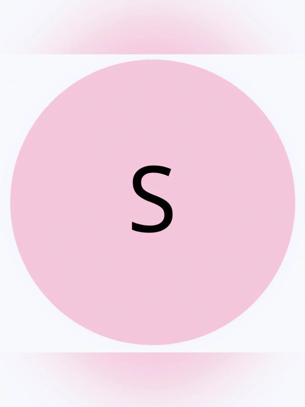 50 STICKERS - 2” ROUND - CLOTHING SIZE LABELS - SMALL - ‘S’ - PINK